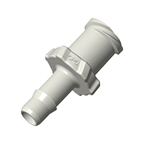 Female Luer Lock, Barbed, Natural, 100/Bag - Fits 5/32 inch ID Tubing (0.156 inch, 3.97 mm) - ALF51