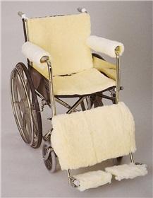 Alimed Synthetic Sheepskin Wheelchair Footrest Pad 703040 - 1.0 Each