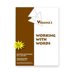 Working With Words Workbook Volume 3 - 83111 - 1 Each - MDL-ALI83111