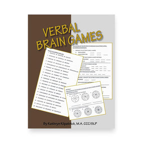 ALIMED Verbal, Visual, Numerical Brain Game Series 83196 1 Each - MDL-ALI83196