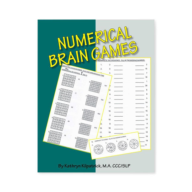Verbal, Visual, Numerical Brain Game Series - 83198 - 1 Each - MDL-ALI83198