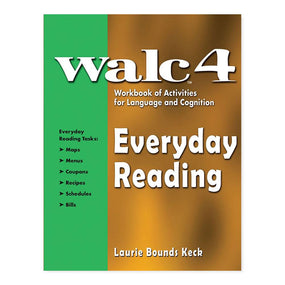 Alimed WALC Workbook of Activities for Language and Cognition 83333 - 1.0 Each