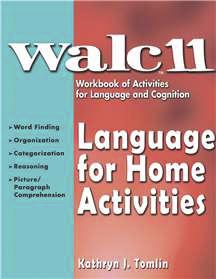 Alimed WALC Workbook of Activities for Language and Cognition 83339 - 1.0 Each