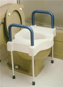 Alimed AliMed Elevated Toilet Seat with Safety Bars 8749 - 1.0 Each