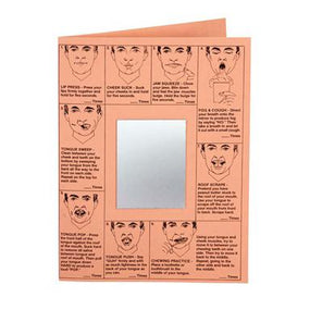 Alimed Swallowing Images Chart 8817 - 1.0 Each