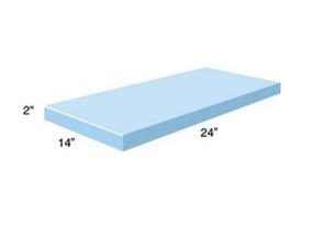 ALIMED Blue Nylon Chest Flat Rectangle Positioners 920225 1 Each