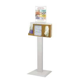 Bowman Manufacturing Company, Inc. Sign Holders for Educational Respiratory Hygiene Flu Station MP-075 1.0 Each-MDL-ALI938884