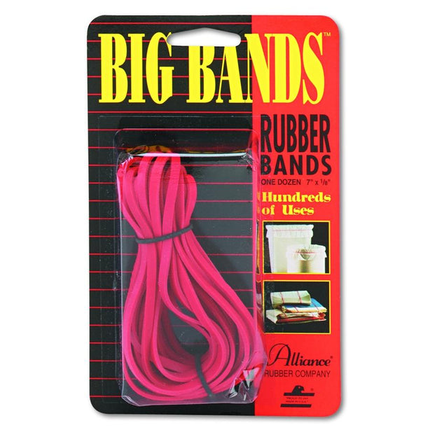 Alliance Rubber Big Bands Red Rubber Bands 00700 12.0 Each
