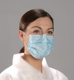 Alpha Pro Tech by AlphaAir Critical Cover Facemask, Earloop, Blue - ALPBL5005