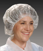 Alpha Pro Tech GenPro Critical Cover Bouffant Cap, White, 26" - BO-13826-B - 1000 Each