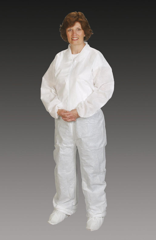 Alpha Pro Tech NuTech Critical Cover White Coveralls, Size L / XL - CV-64022-4 - 25 Each