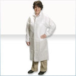 Alpha Pro Tech Critical Cover AlphaGuard Snap Collar Frock, Snap Close, White, Size XL - FK-32122-4 - 30 Each
