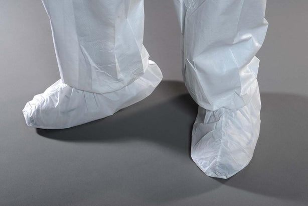 Alpha Pro Tech Critical SafeStep Boot Shoe Cover, Antiskid, Srg Seam, White, L - SH-E1716-BH - 100 Pair
