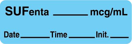 Centurion Anesthesia Syringe Labels - ALX103B - 1 Roll - MDL-ALX103B