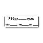 Centurion Centurion White Reglan Labels ALX254 - 1.0 Roll