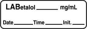 Centurion Centurion Labetalol Labels ALX339 - 1.0 Roll