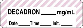 Centurion Anesthesia Syringe Labels - ALX352A - 1 Roll - MDL-ALX352A