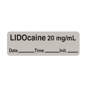Lidocaine Label - ALX39H - 3 Roll - MDL-ALX39H