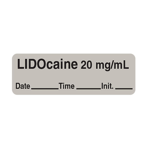 Lidocaine Label - ALX39H - 3 Roll - MDL-ALX39H