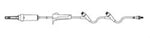 Amsino International Primary IV Administration Set AMSafe® Gravity 2 Ports 10 Drops / mL Drip Rate Without Filter 105 Inch Tubing - Case of 50 - AC3110-CS