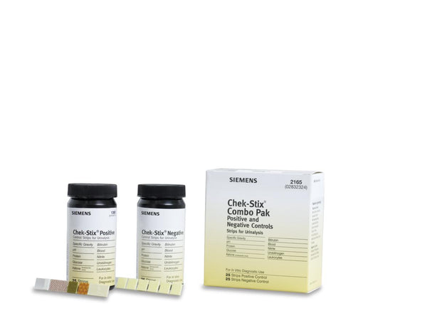 Siemens Healthcare Chek-Stix Urinalysis Positive & Negative Control Strips 1364 6.0 Pack-MDL-AMV1364