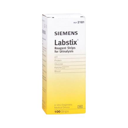 Siemens Healthcare Labstix Reagent Urinalysis Test Strips 2181 24.0 Bottle-MDL-AMV2181
