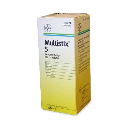SIEMENS HEALTHCARE Siemens Urinalysis Reagent Test Strips 2309 2400 Each - MDL-AMV2309