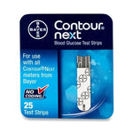 Ascensia Diabetes Care Blood Glucose Test Strips for Contour Next System, 25/Bx - AMV7310
