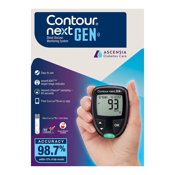 Bayer Healthcare Contour Next Blood Glucose Monitoring Systems 7917 - 4.0 Each
