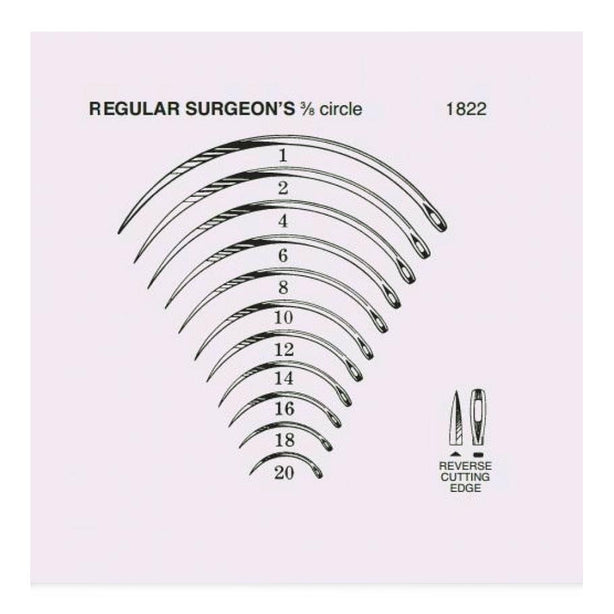 ANCHOR PRODUCTS COMP Reg Surgeon Needles 1822-14DG 72 Pack - MDL-ANP182214DG