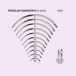 Anchor Comp Reg Surgeon Surgical Needle, 3/8 Circle, Reverse Cut, Sterile, Size 18 - 1822-18DC - 40 Each
