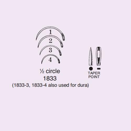 Anchor Products Comp Taper Point 1/2 Circle Eye Needles - ANP18334D