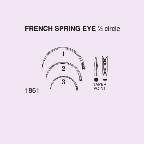 Anchor Products Comp French Spring Eye Needle 1861-2DG - 144.0 Each