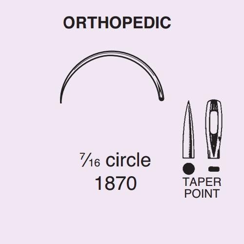 Anchor Products Comp Orthopedic Taper Point Surgical Needles 1870DC - 20.0 Pack