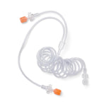 Antmed PET Contrast Injection Syringes Y Line Coiled Tubing, 2 Check Valves, 60" - 614150 - 200 Each