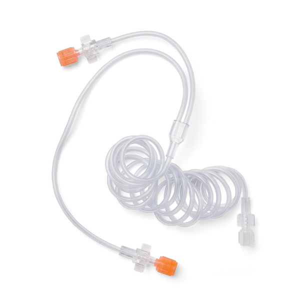 Antmed PET Contrast Injection Syringes Y Line Coiled Tubing, 2 Check Valves, 60" - 614150 - 200 Each