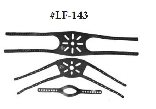 Anesthesia Associates Conductive Neoprene Head Harness, Child - LF-143-B - 1 Each