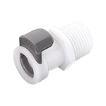 APC Connector, Body, Valved, Threaded - 3/8" NPT - APCD10006