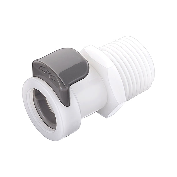 APC Connector, Body, Valved, Threaded - 3/8" NPT - APCD10006