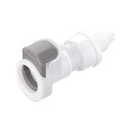 APC Connector, Body, Valved, Ferruleless - Fits 0.17 inch ID x 1/4 inch OD (0.17 inh x 0.25 inch, 4.32 mm x 6.35 mm) - APCD13004SH