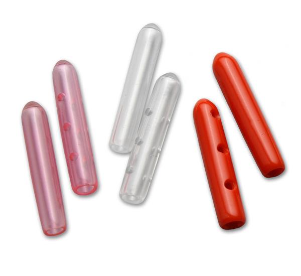 Aspen Surgical Instrument Tip Protector, Vented, Guard, Red Tint, 3.2 mm x 25.4 mm - 093014BBG - 100 Each