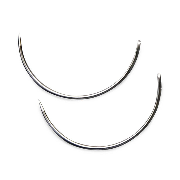 Aspen Surgical Mayo Point Catgut Needle, 1.5 Taper, 0.05" x 1.26" - 216704 - 144 Each