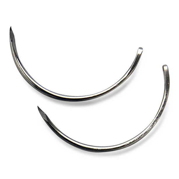 Aspen Surgical Trocar-Point Catgut 1/2 Trocar Mayo Needle, 0.055" x 1.772" - 217002 - 144 Each