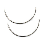 Aspen Surgical Taper Mayo Point Catgut Needle, 1.5 Circle, Light, 0.043" x 1.102" - 222205 - 144 Each