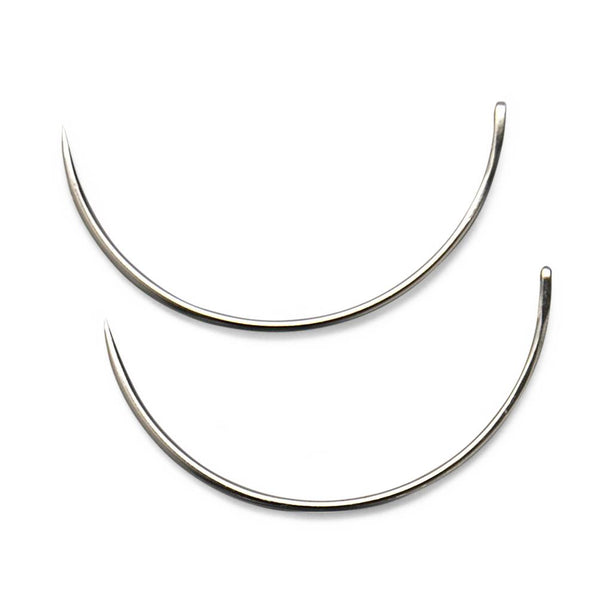 Aspen Surgical Taper Mayo Point Catgut Needle, 1.5 Circle, Light, 0.043" x 1.102" - 222205 - 144 Each