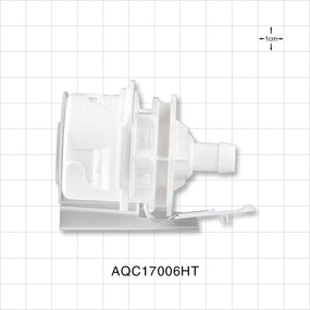 AseptiQuik C Connector, Body, Barbed, High Temperature - Fits 3/8 inch ID Tubing (0.375 inch, 9.53 mm) - AQC17006HT