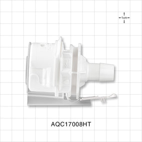 AseptiQuik C Connector, Body, Barbed, High Temperature - Fits 1/2 inch ID Tubing (0.5 inch, 12.7 mm) - AQC17008HT