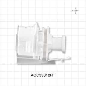 AseptiQuik C Connector, Body, Sanitary Flange, High Temperature - 0.5 inch/0.75 inch Mini - AQC33012HT