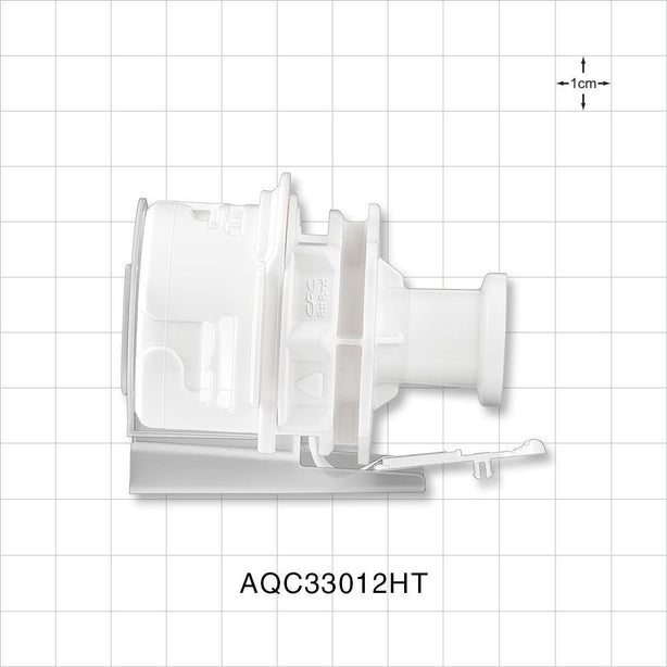 AseptiQuik C Connector, Body, Sanitary Flange, High Temperature - 0.5 inch/0.75 inch Mini - AQC33012HT