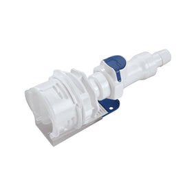 AseptiQuik C Disconnect Connector, Body, Barbed - Fits 1/4 inch ID Tubing (0.25 inch, 6.35 mm) - AQCDC17004